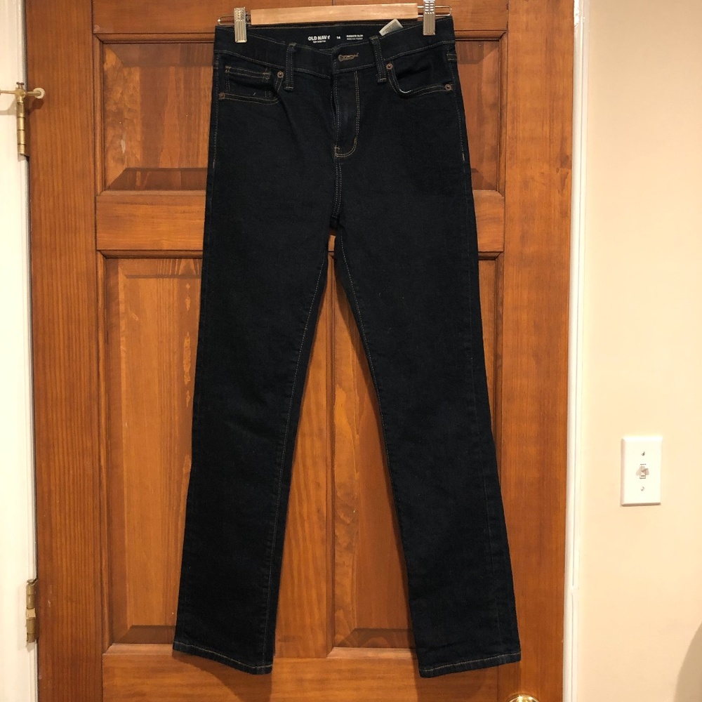Old Navy boy jeans, size: 14